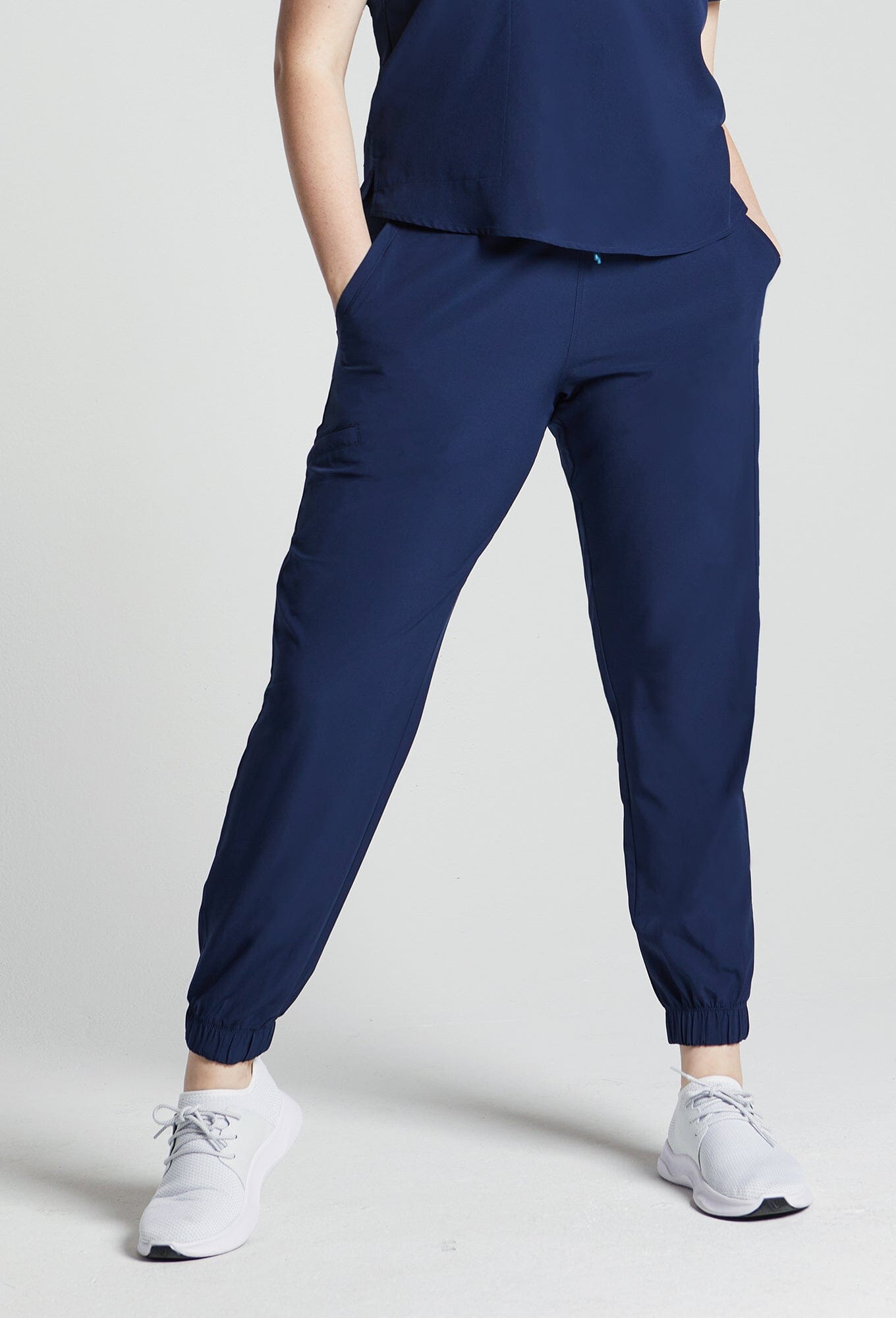 Navy Blue Susan Regular Length Multi-Pocket Scrub Joggers – Noel Asmar  Uniforms