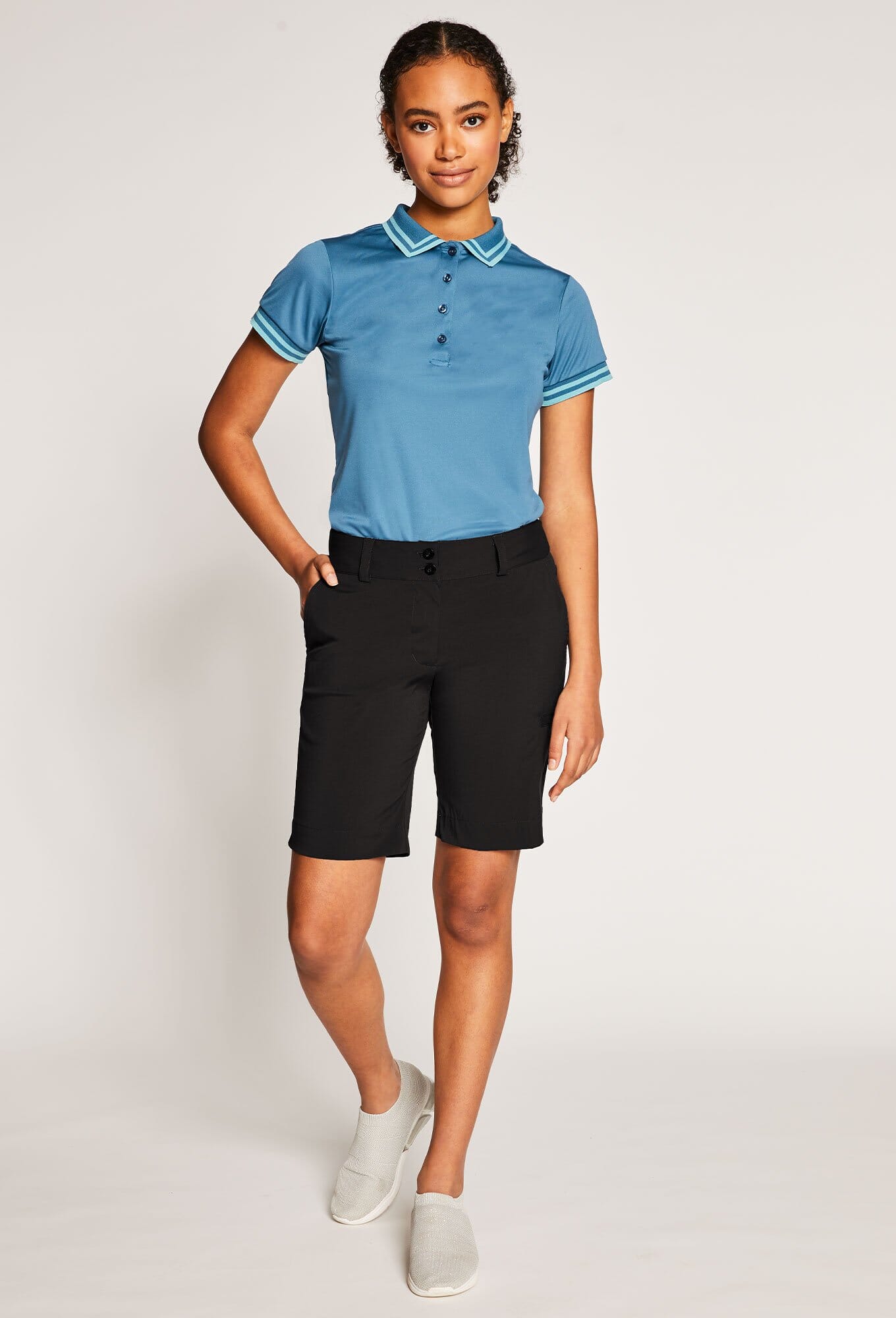Womens black sale shorts with pockets