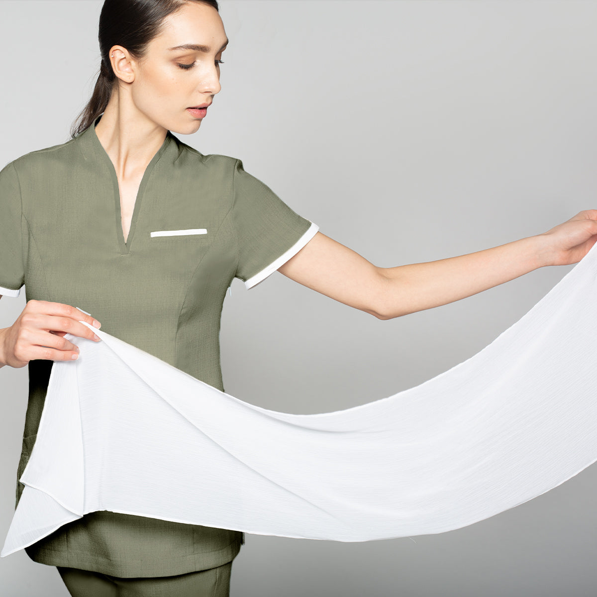 Faux Linen Rio Resort Tunic – Noel Asmar Uniforms