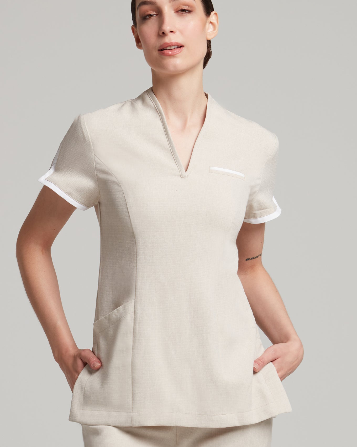 Faux Linen Maya Tunic