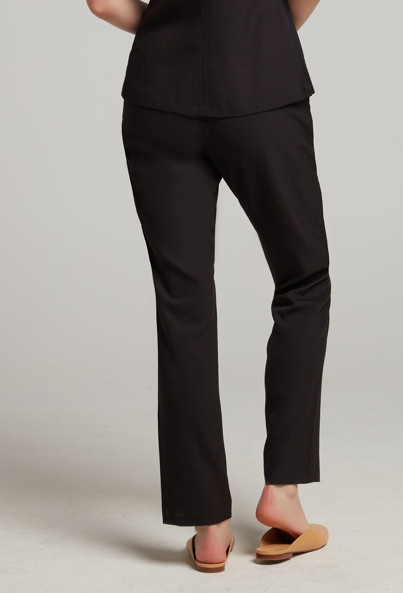 Faux Linen Women's Long Pant