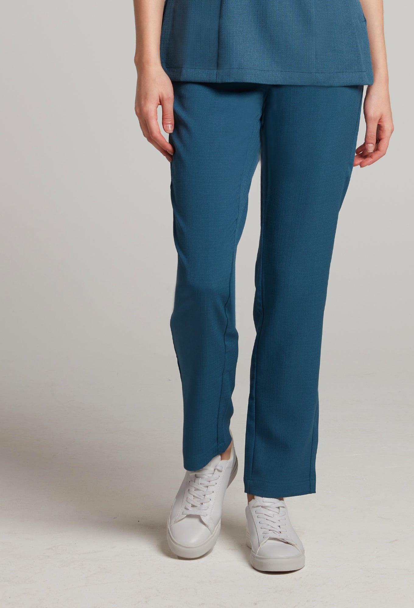 Faux Linen Women's Long Pant