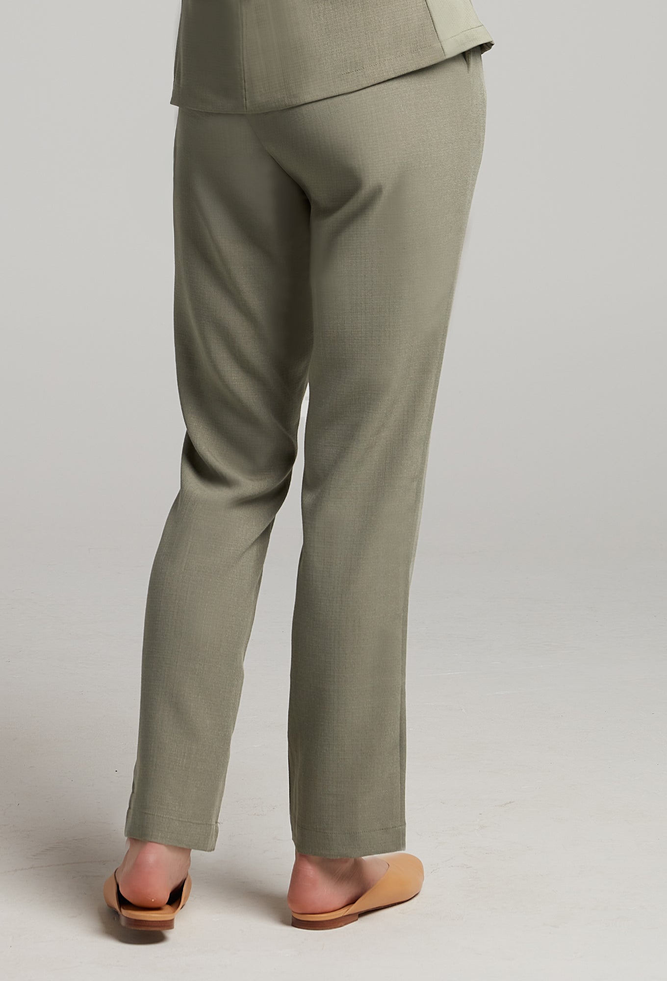 Faux Linen Women's Long Pant