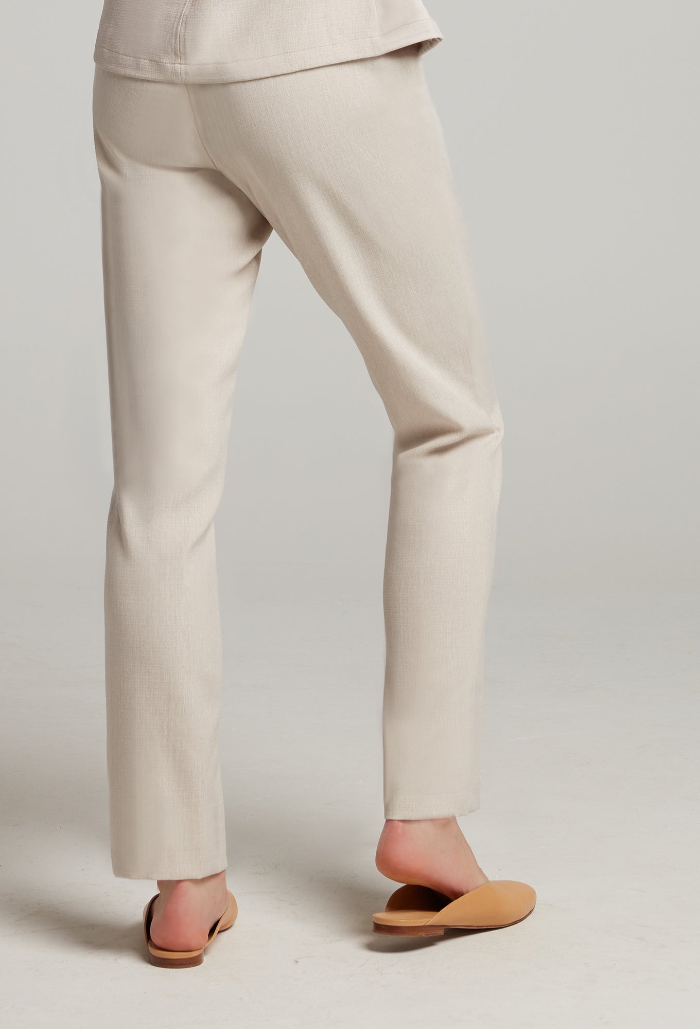 Faux Linen Women's Long Pant