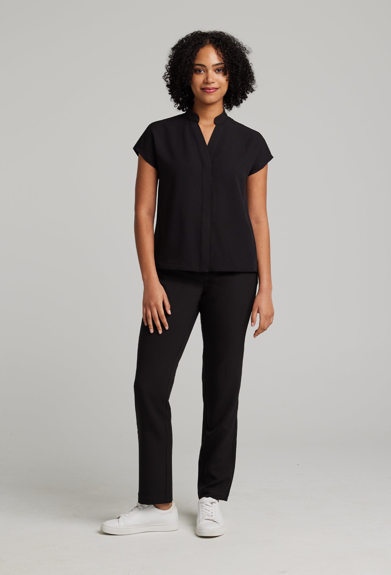 Faux Linen Mila Tunic – Noel Asmar Uniforms1