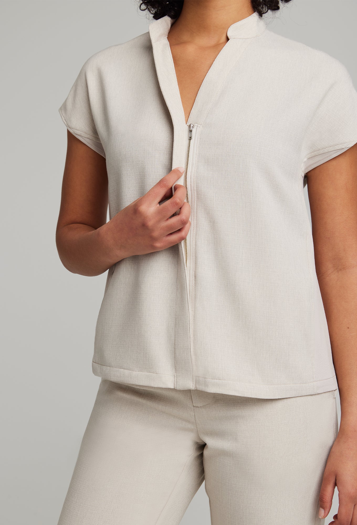 Faux Linen Mila Tunic