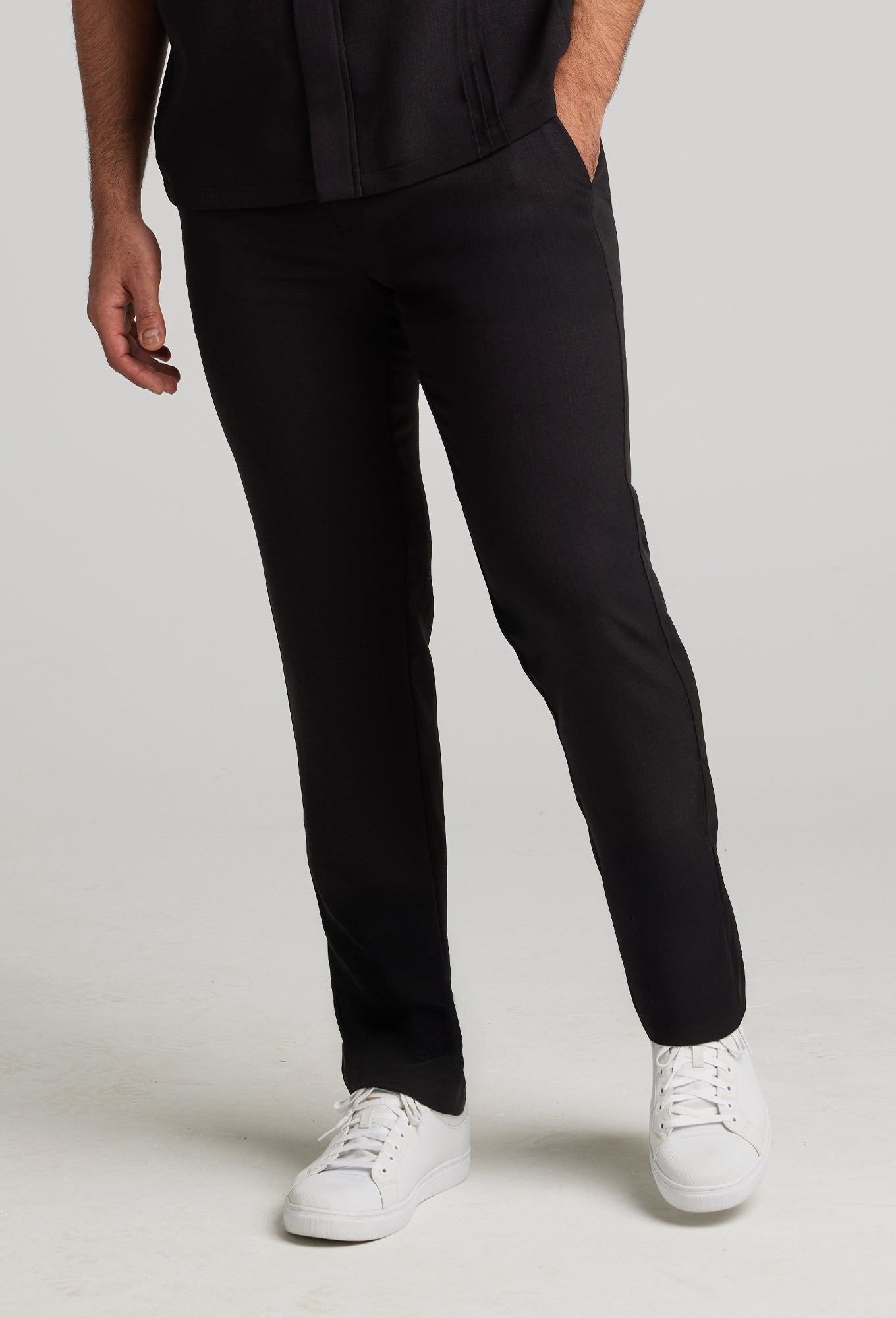 Faux Linen Men's Pant