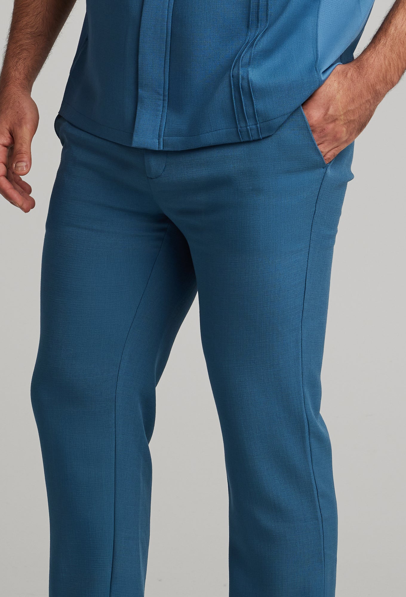 Faux Linen Men's Pant
