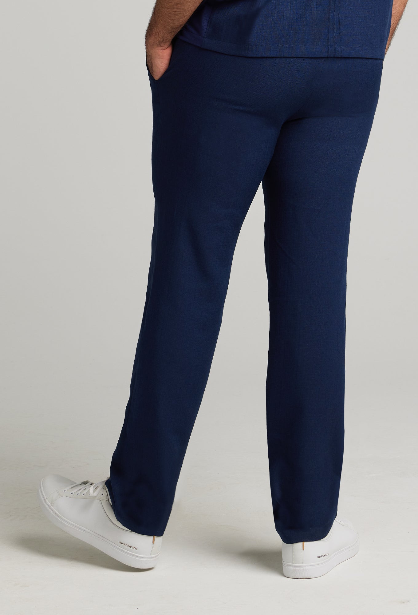 Faux Linen Men's Pant