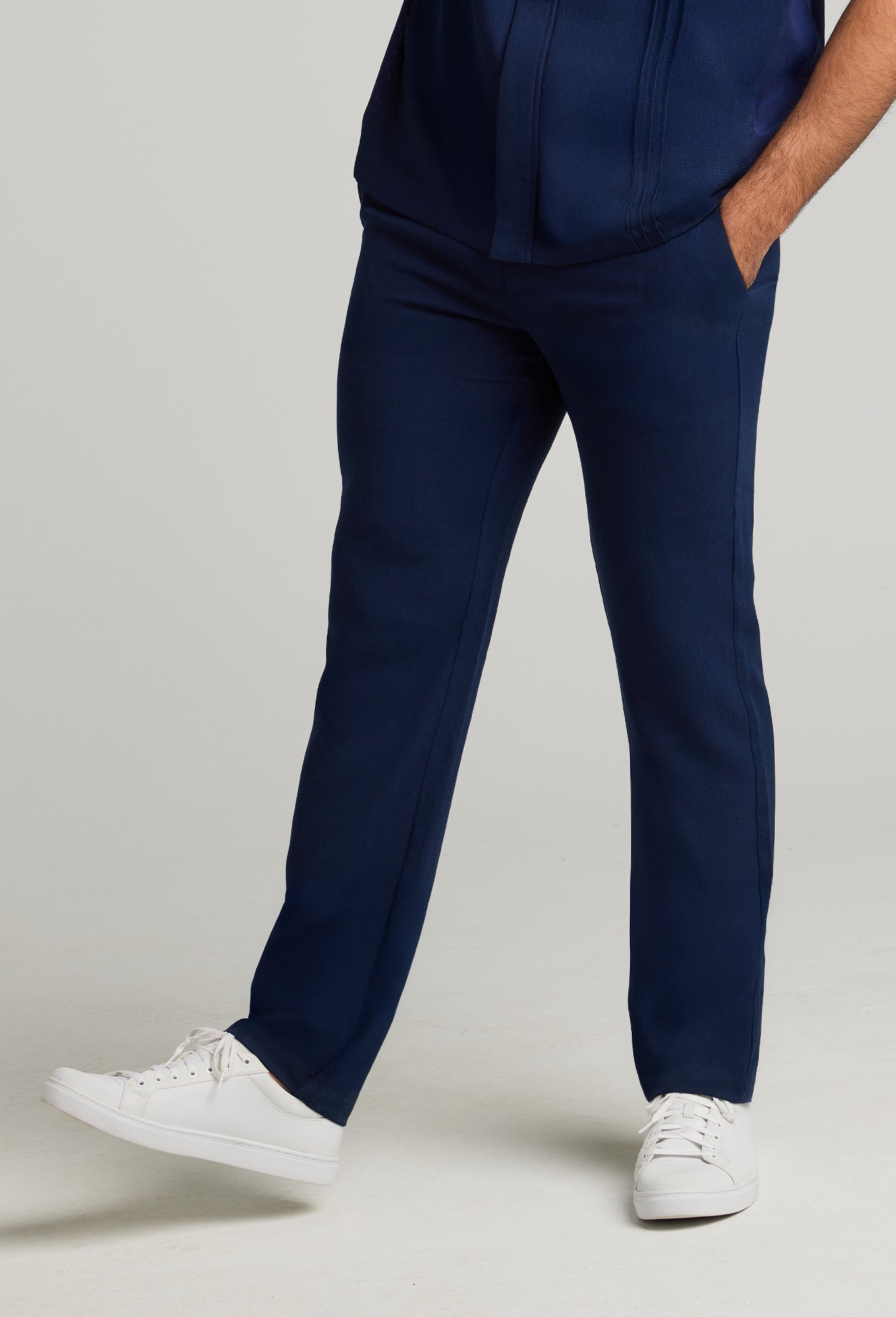 Faux Linen Men's Pant