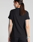 Emeline Zippered Pocket Scrub Top