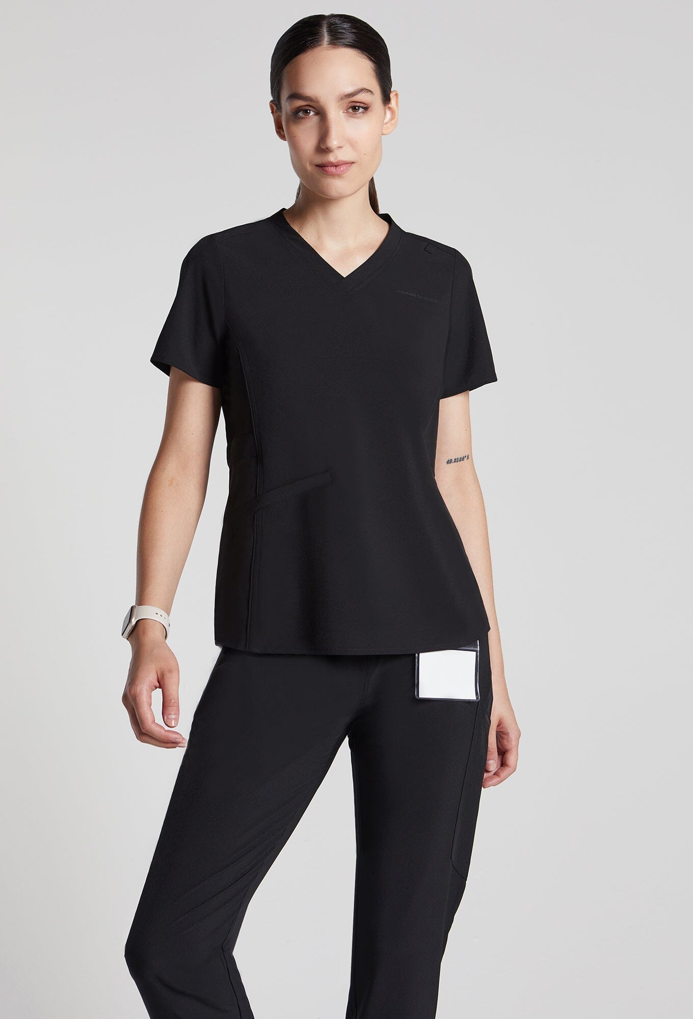 Emeline Zippered Pocket Scrub Top – Noel Asmar Uniforms