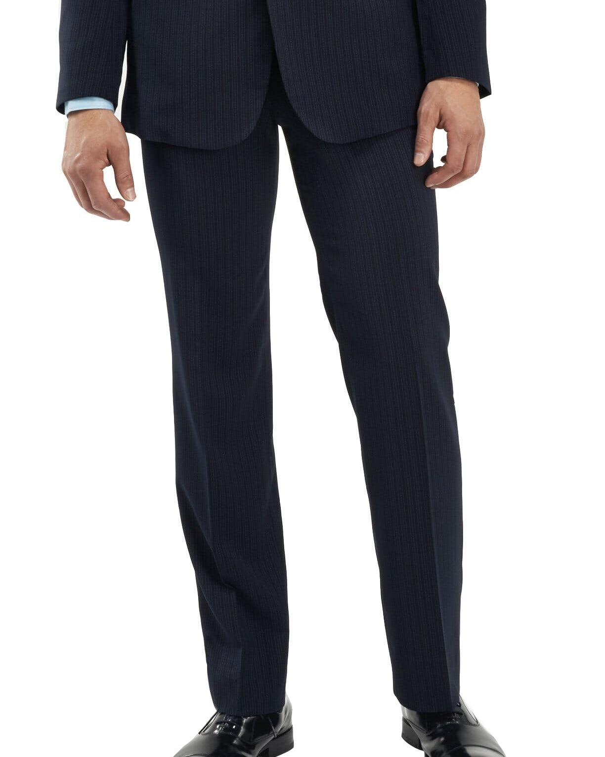 #navypinstripe