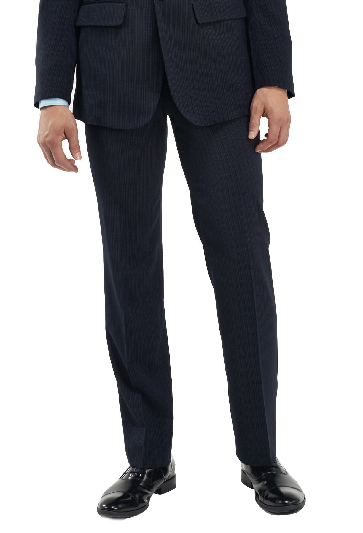 Navy Pinstripe