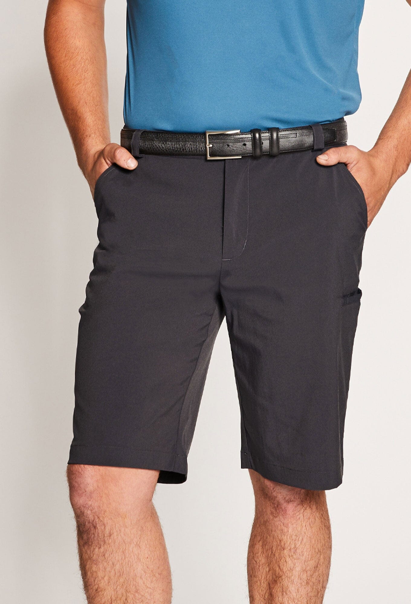 Limited Edition Men&#39;s Five Pockets Shorts in Slate Grey