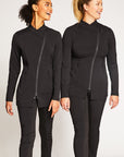 Kiki wears XS and Courtney L.