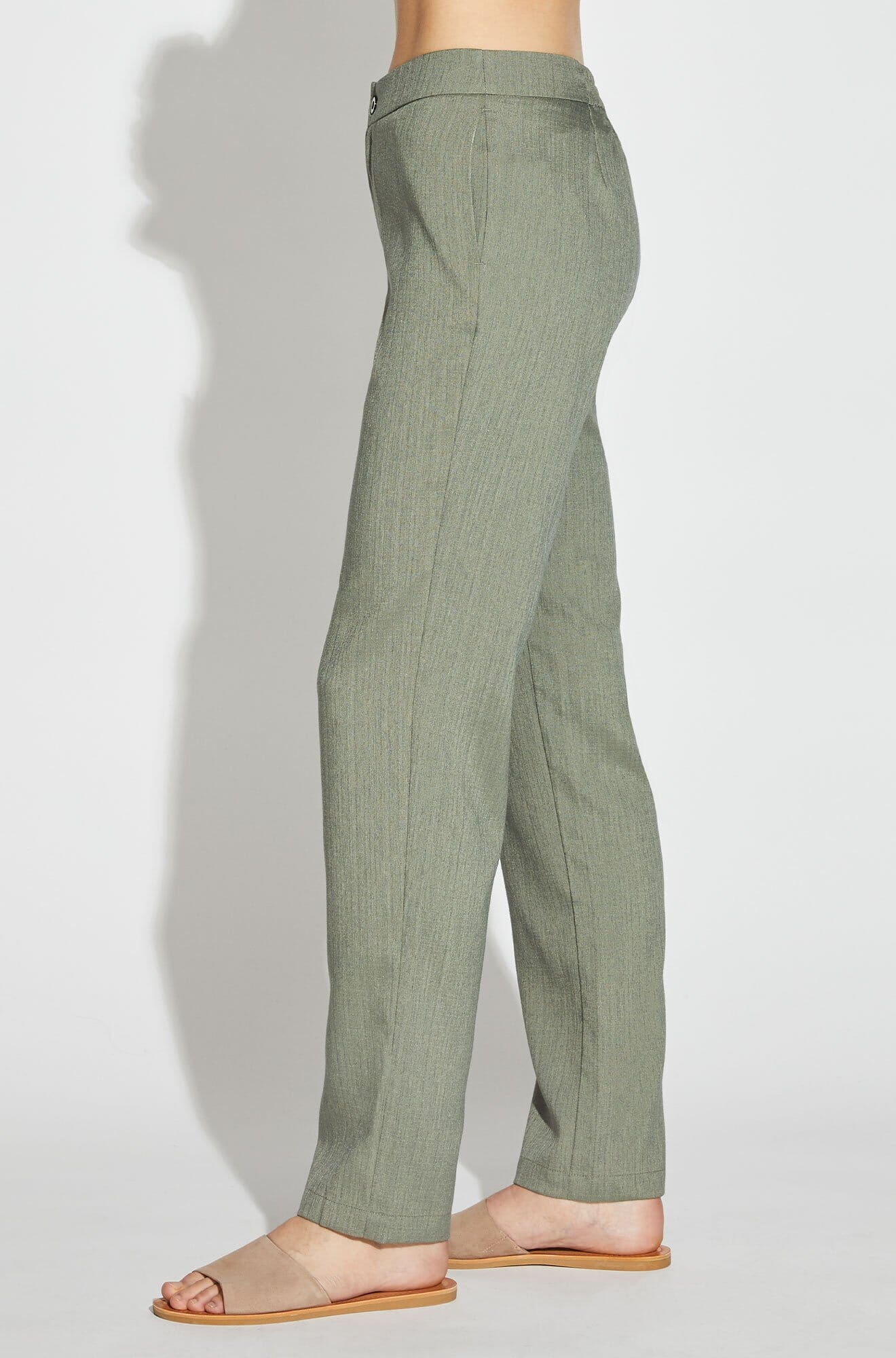 Women&#39;s Faux Linen Long Pant