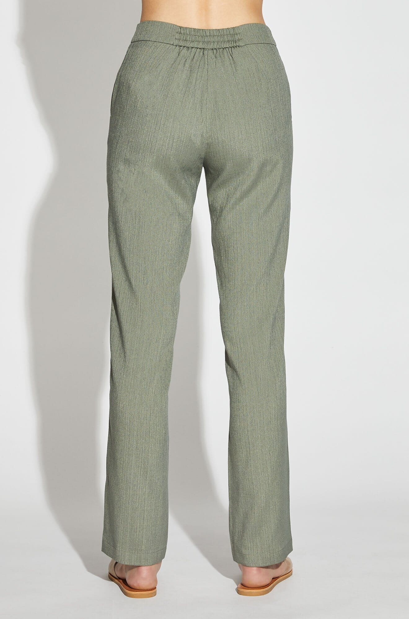 Women&#39;s Faux Linen Long Pant