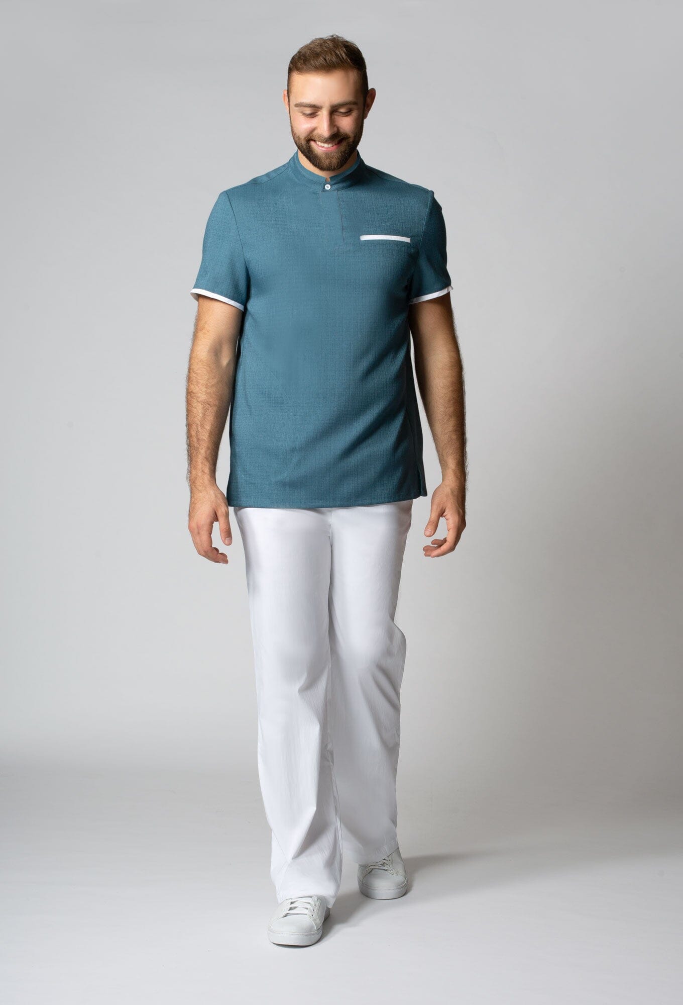 Faux Linen Rio Resort Tunic – Noel Asmar Uniforms