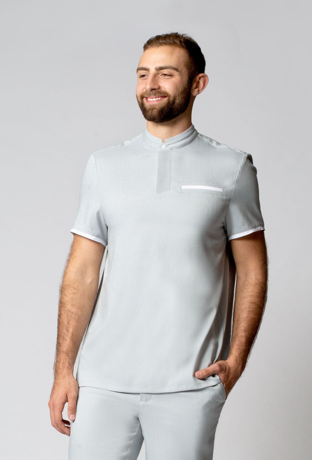 Faux Linen Rio Resort Tunic – Noel Asmar Uniforms